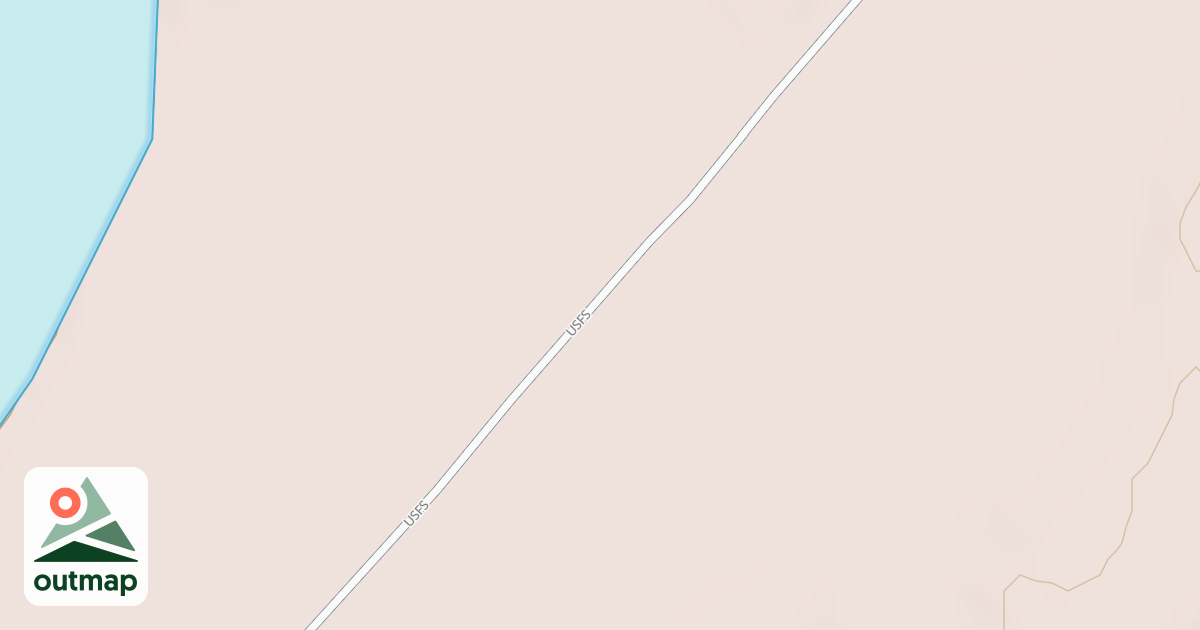 Map of Twin Lakes Road