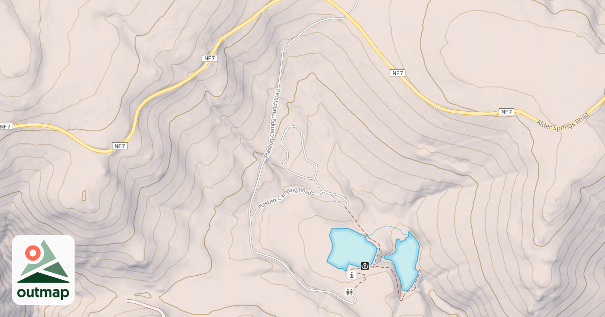 Map of PLASKETT CG