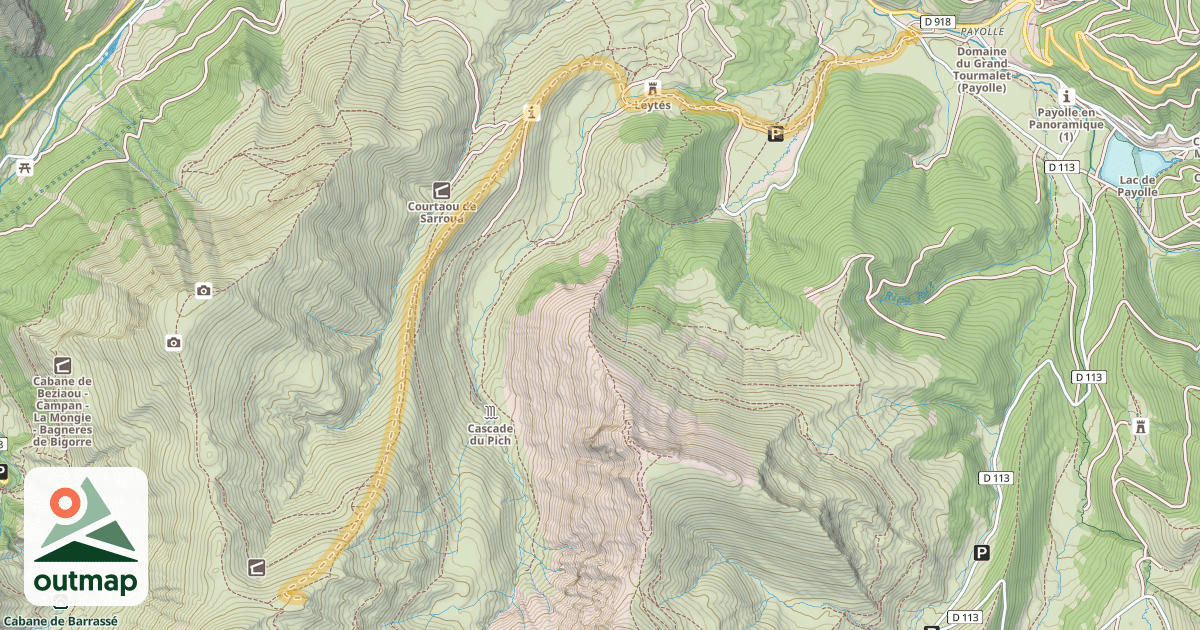 Map of Tuhou Gran — Payolle