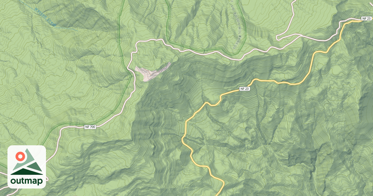 Map of GREEN KNOB