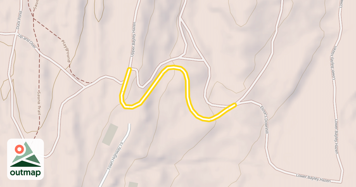 Map of Elinor's Downhill