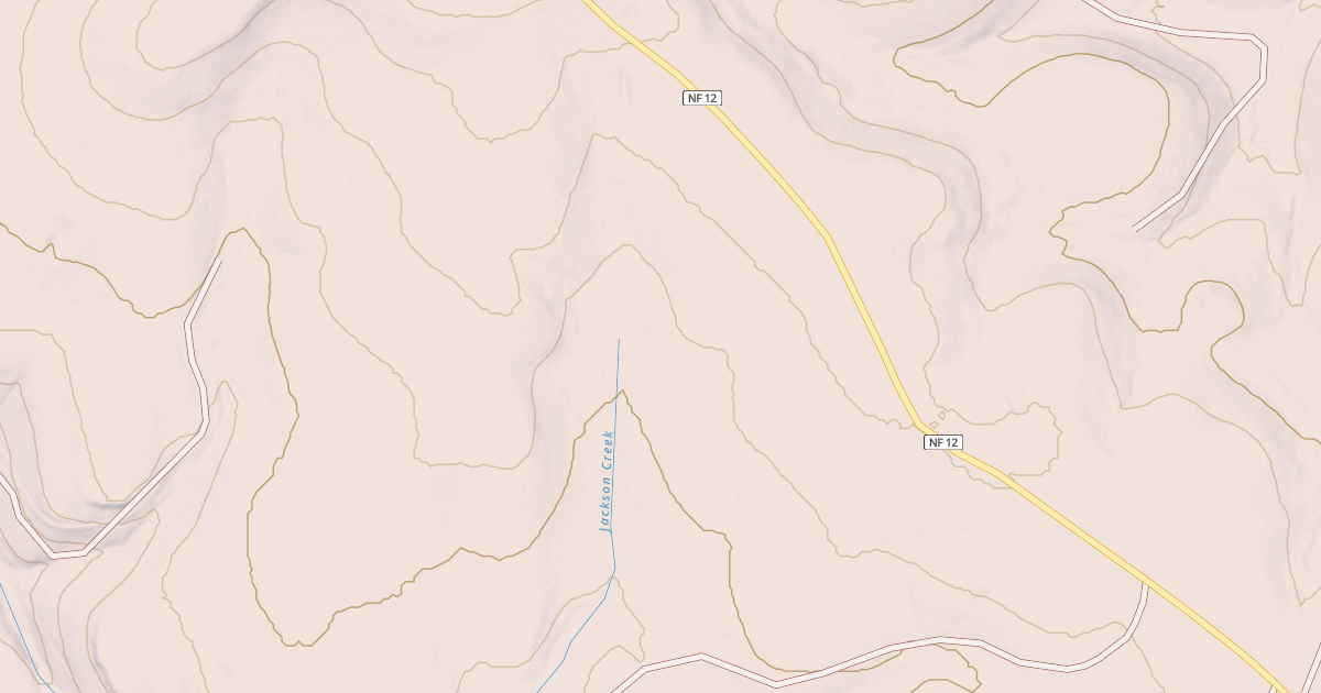 Map preview of USFS National Forest System Roads {65898A92-36D5-498A-961F-9AA1C5C0263D}