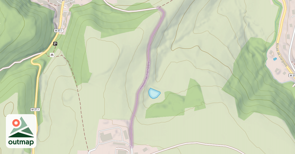 Map of Chemin de Trachalard