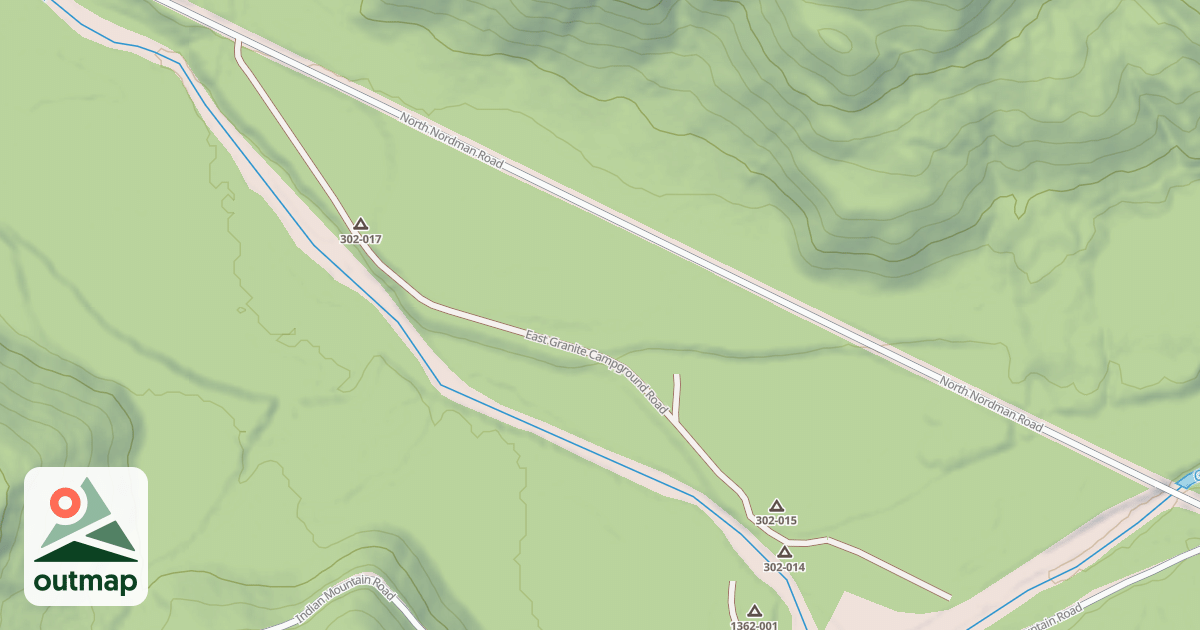 Map of EAST GRANITE CAMPGROUND