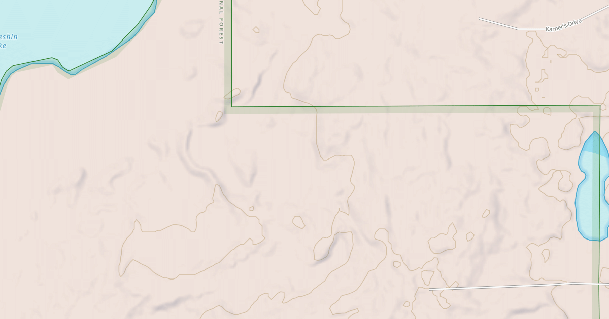 Map preview of LITTLE SAND LAKE SPUR B