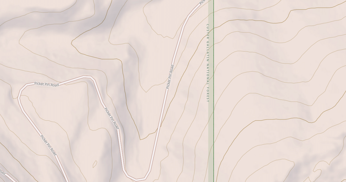Map preview of PICKET PIN