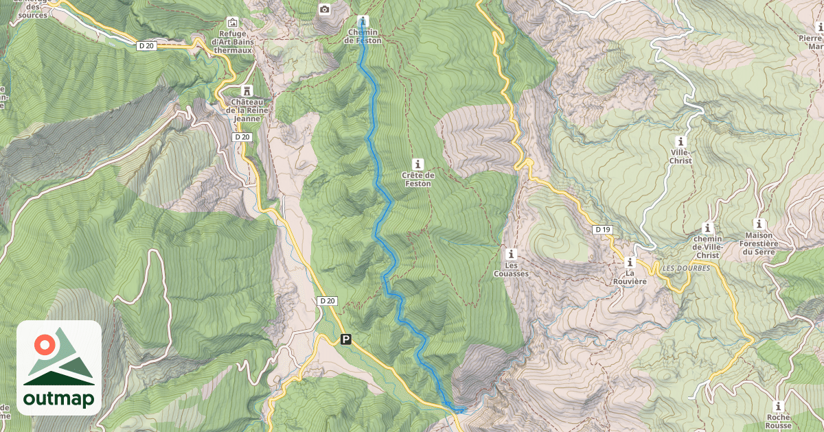 Map of chemin des Charbonniers