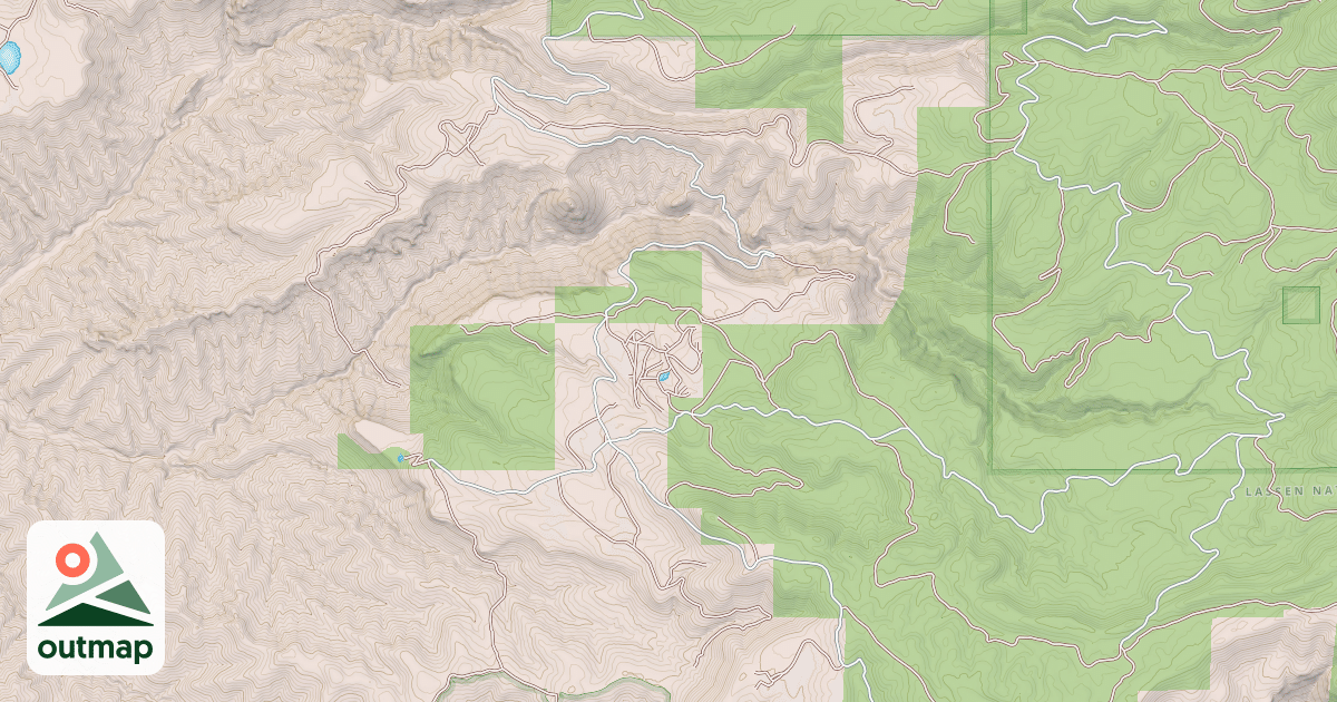 Map of PONDEROSA WAY(TE 232A)
