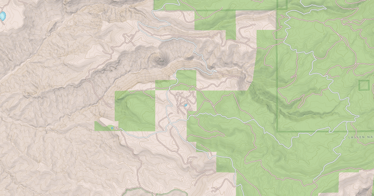 Map preview of PONDEROSA WAY(TE 232A)