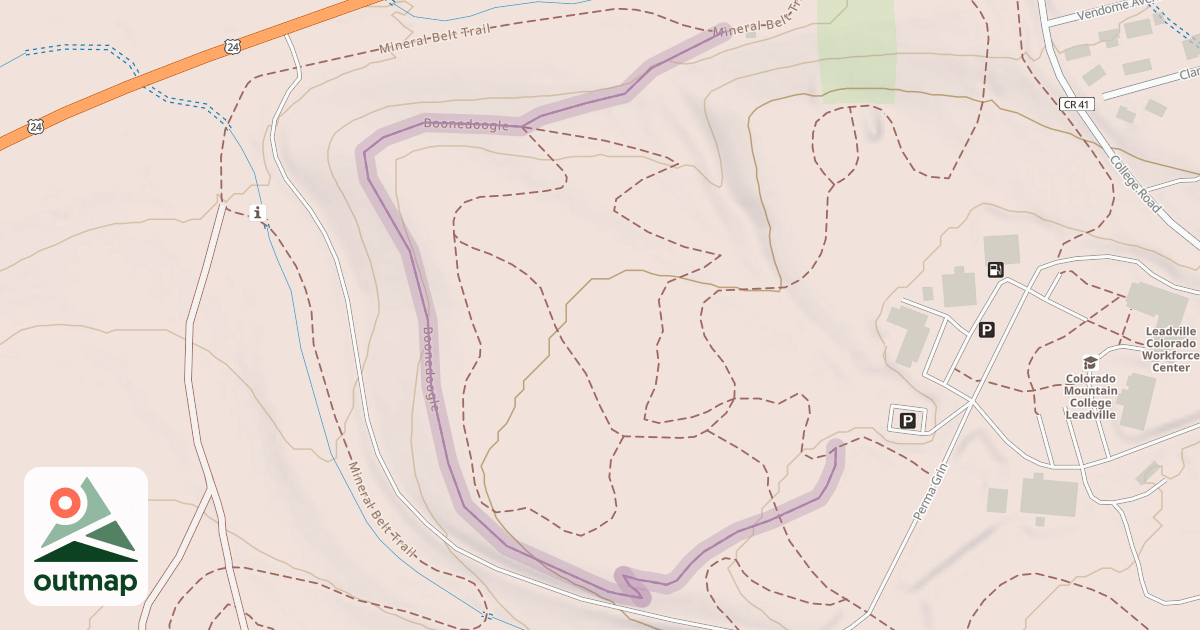 Map of Boonedoogle