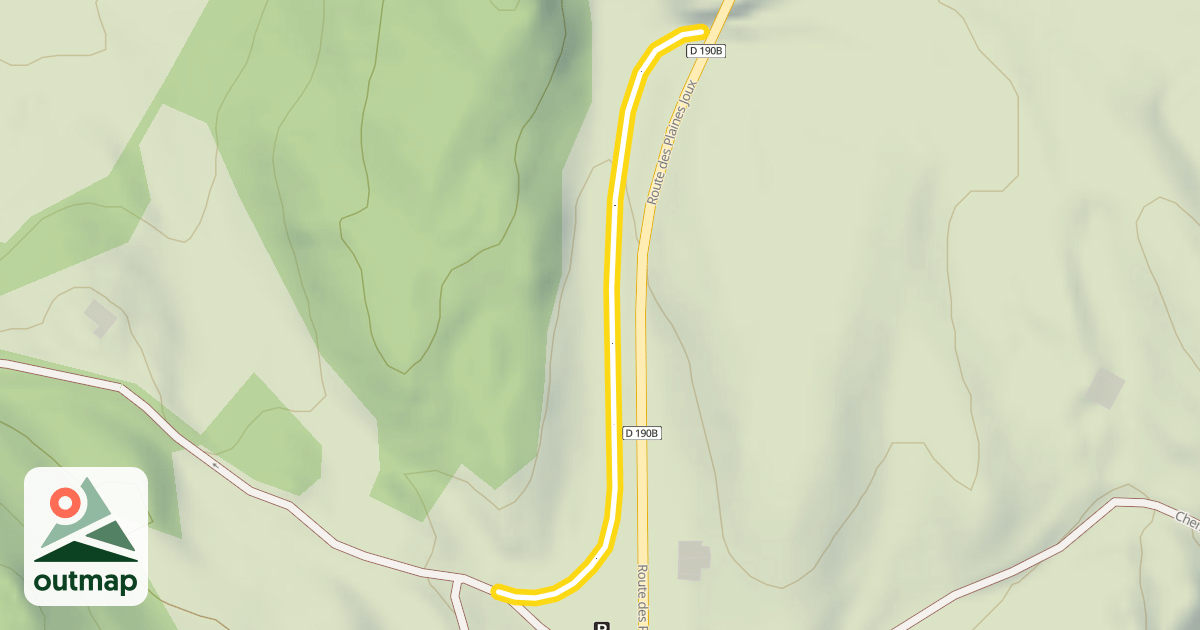 Map of La Verte