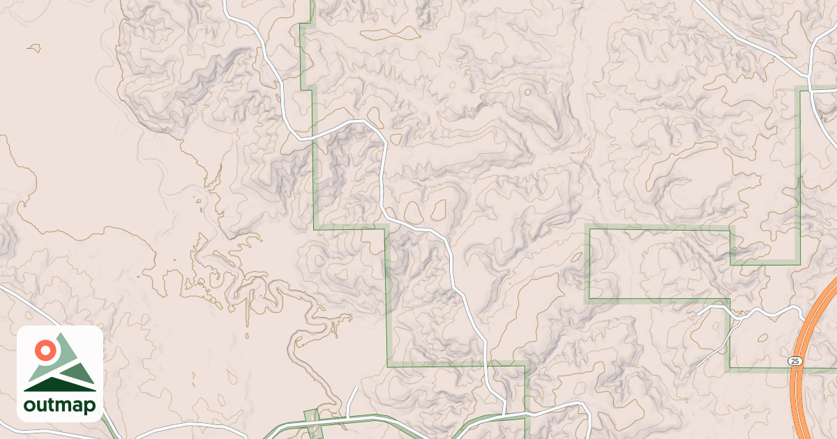 Map of BUCK CLARK ROAD