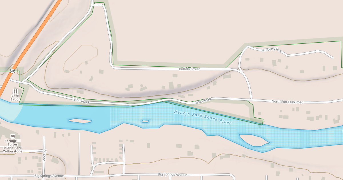 Map preview of NORTH FORK CLUB