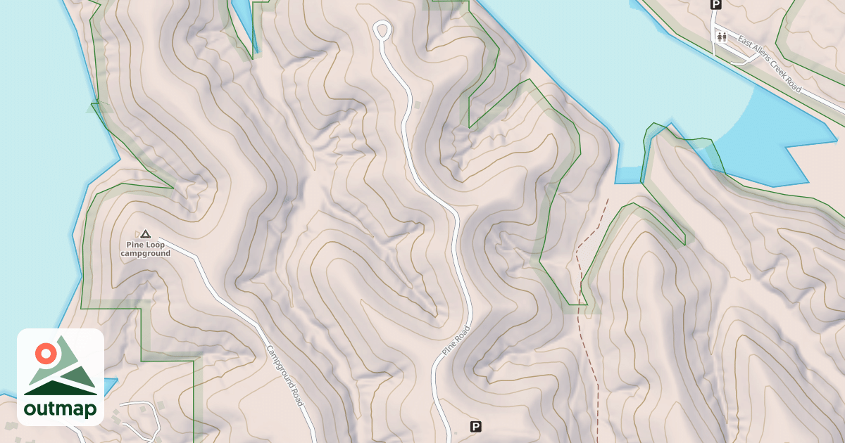 Map of PINE - 2ND LOOP