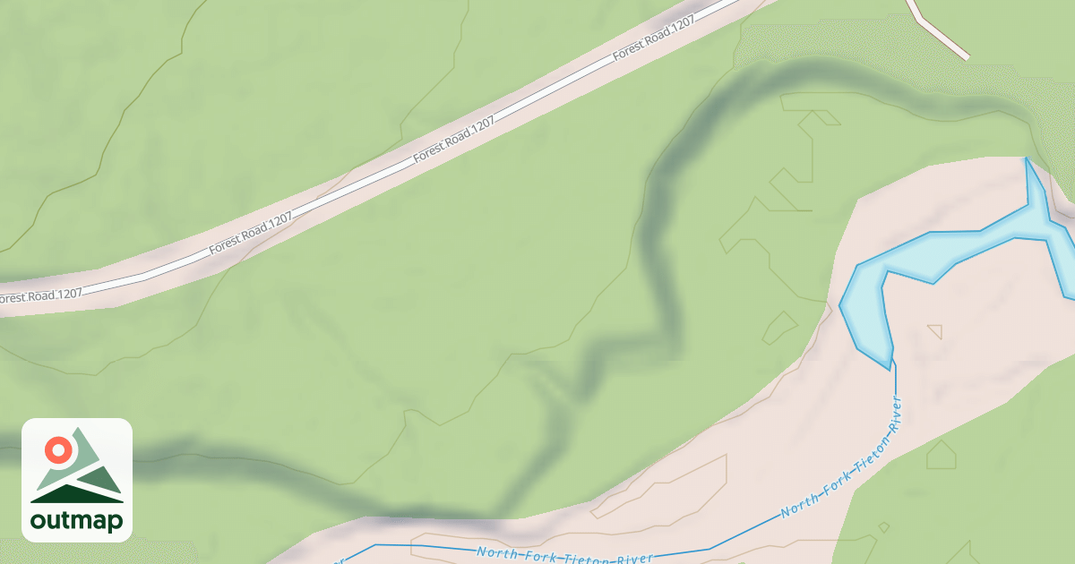Map of USFS National Forest System Roads {88C483A6-5493-4DA4-9826-7627066BC48B}