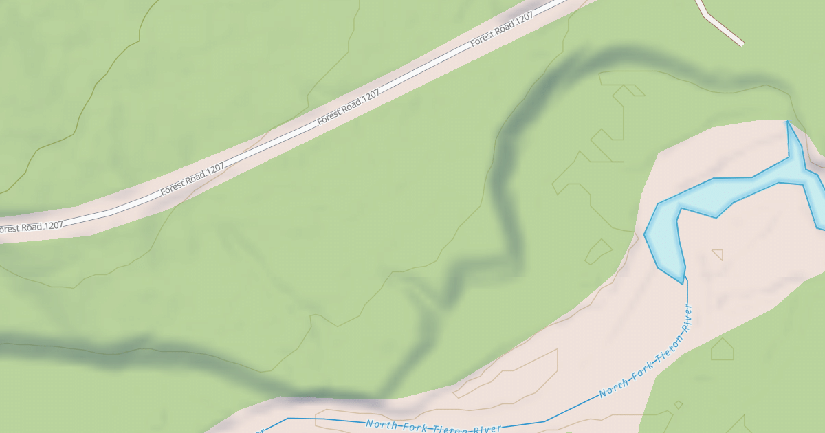Map preview of USFS National Forest System Roads {88C483A6-5493-4DA4-9826-7627066BC48B}