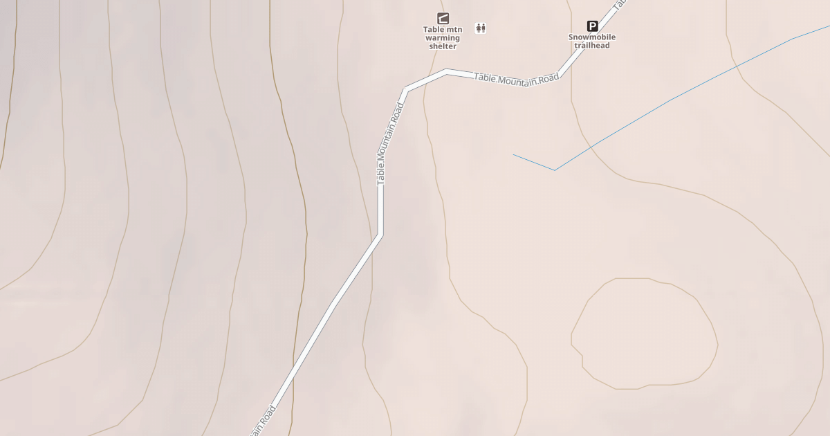 Map preview of Table Mountain Sled Trail