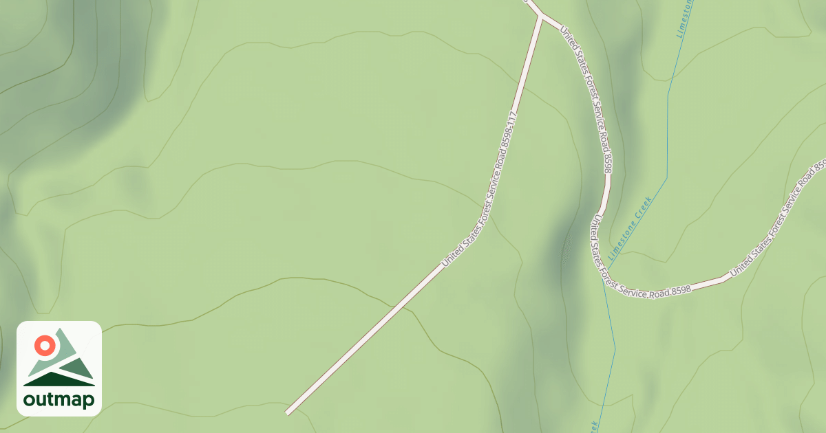 Map of USFS National Forest System Roads {AC59E1BB-5EDB-41B0-9FC0-4D2330550003}