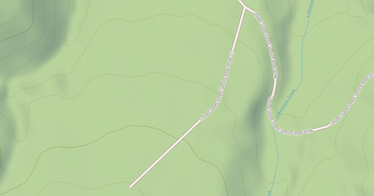 Map preview of USFS National Forest System Roads {AC59E1BB-5EDB-41B0-9FC0-4D2330550003}