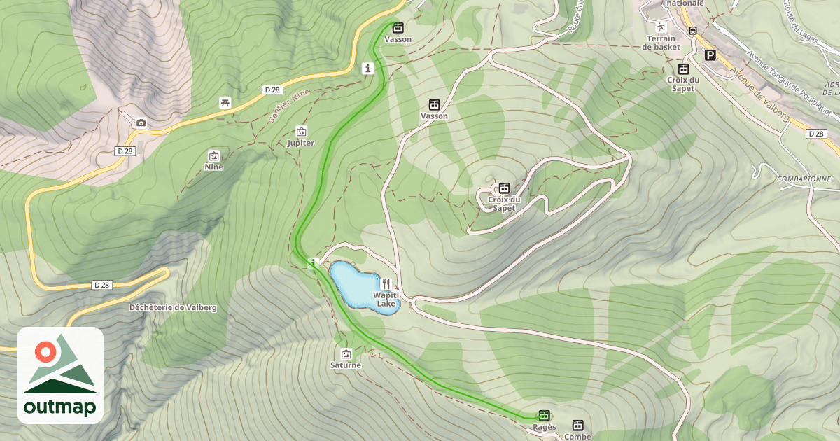 Map of Crêtes