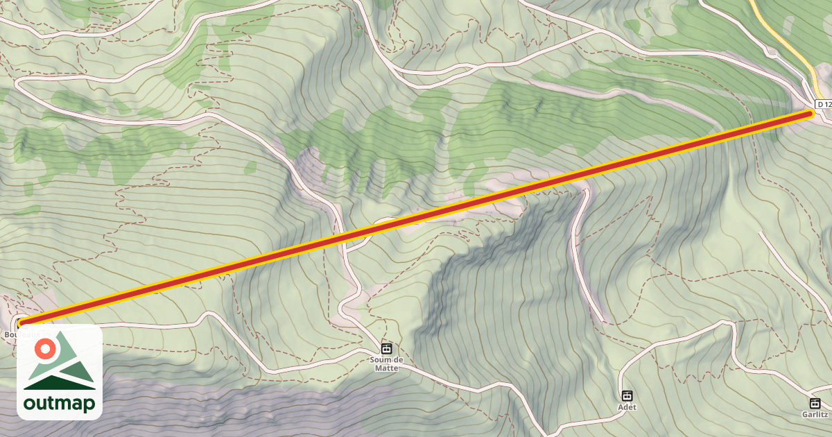 Map of Bouleaux