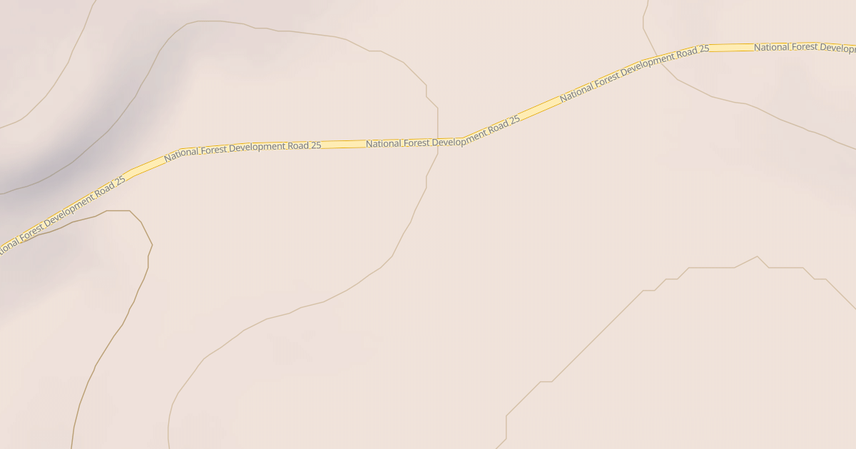 Map preview of USFS National Forest System Roads {185A0DF1-7F5C-4D9A-A411-836FF57C9B7A}