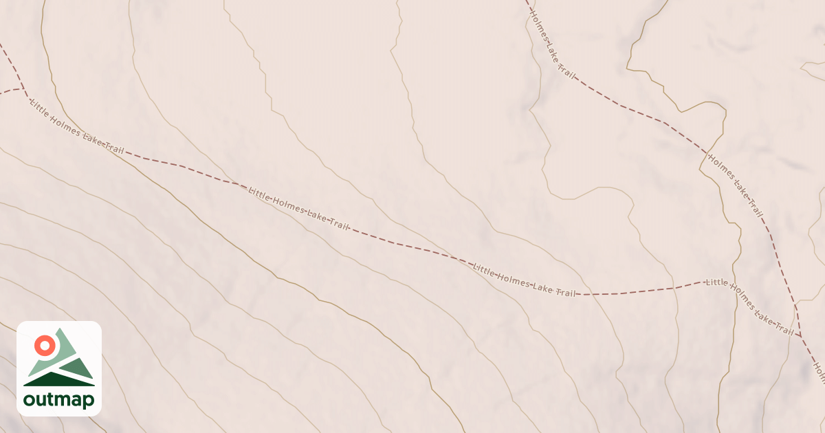 Map of Bellows Lake Trail