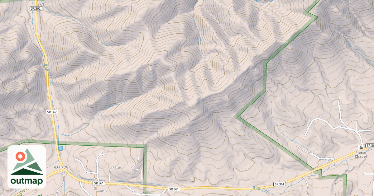 Map of JENKINS MOUNTAIN