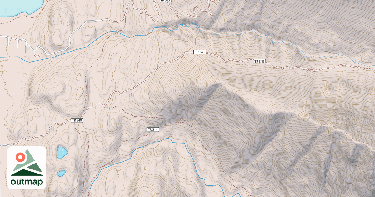 Map of FALLS CREEK ORV TRAIL