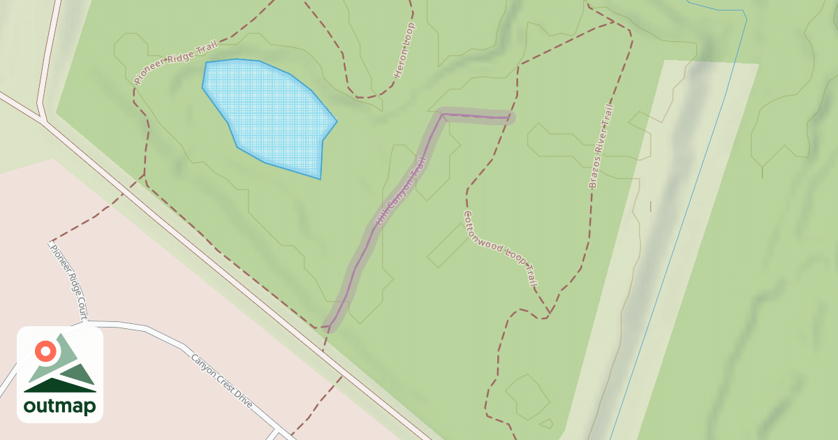 Map of Hill Canyon Trail