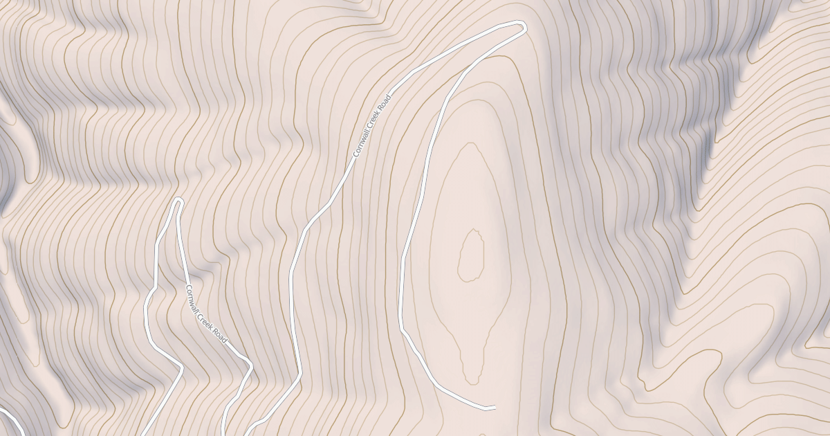 Map preview of CORNWALL CREEK