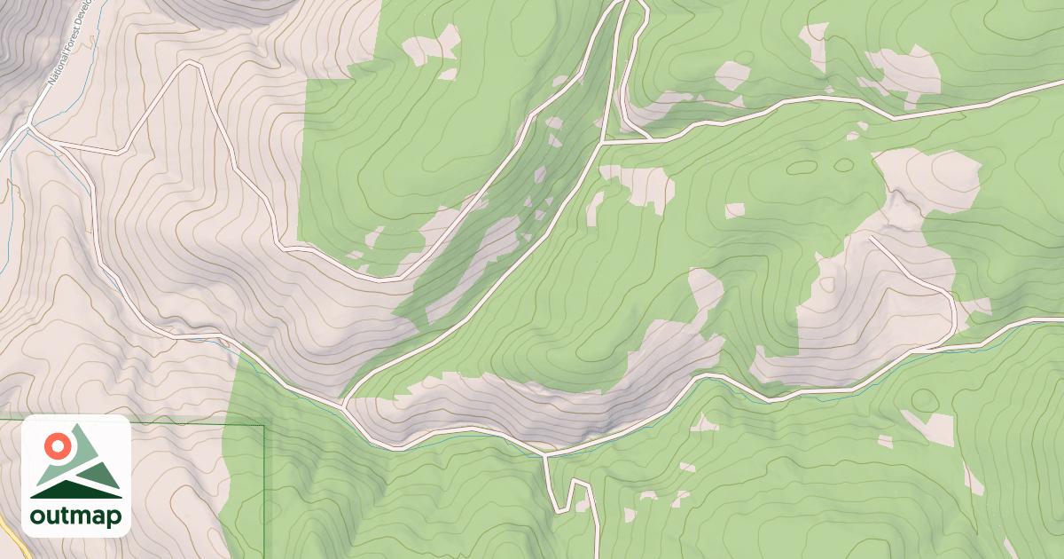 Map of USFS National Forest System Roads {881CA3FC-F4BE-4DED-9A1D-E2DEE399C0CD}