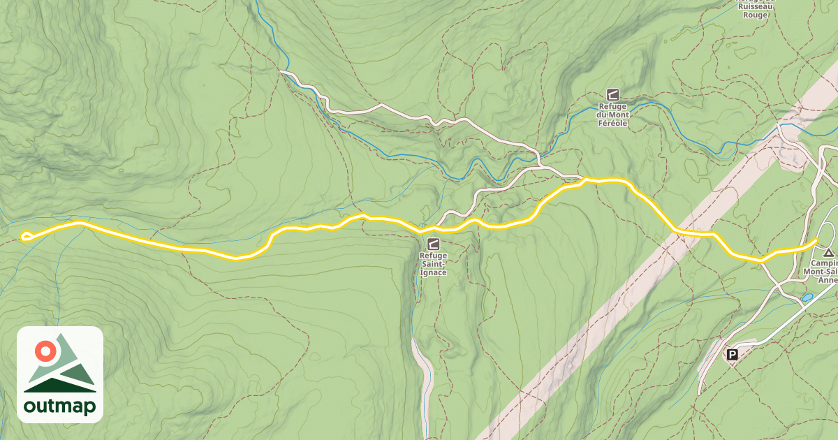 Map of 37 La Montée St-Hilaire
