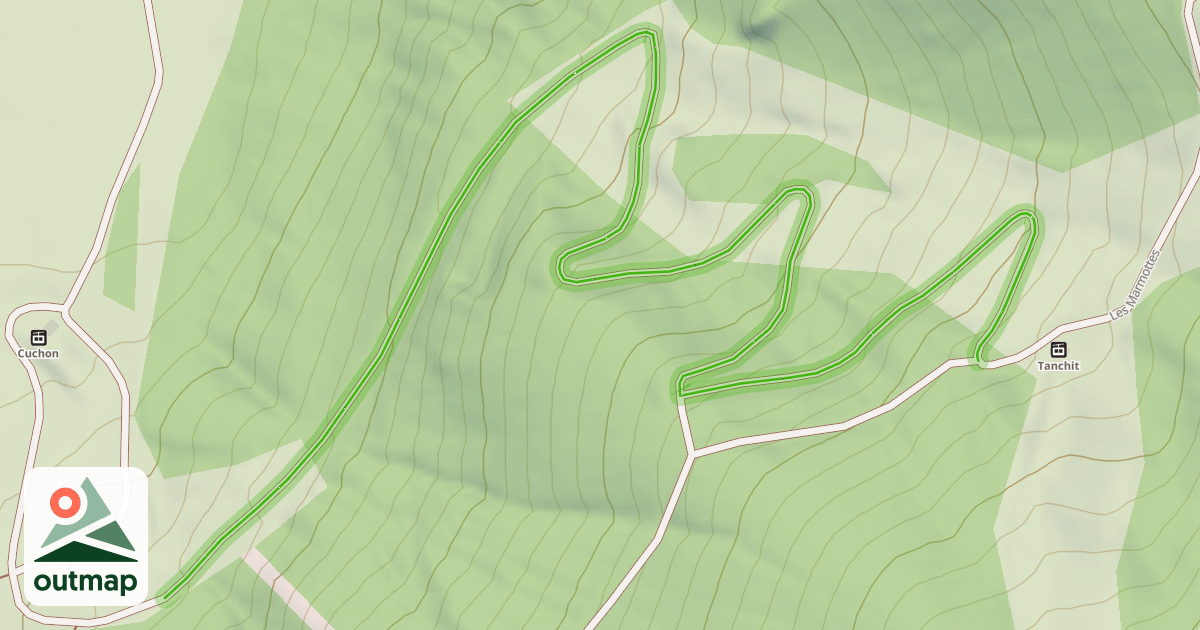 Map of Les Marmottes