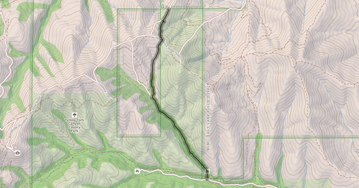 Map preview of Turkey Hollow Trail