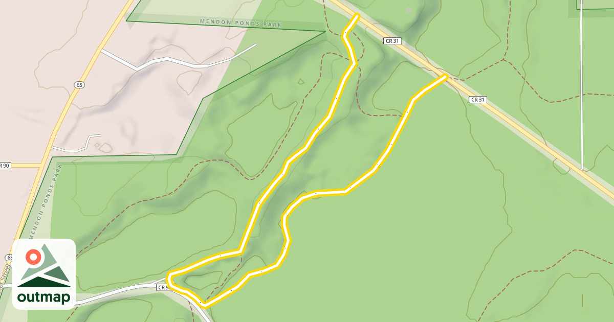 Map of Fern Valley Trail