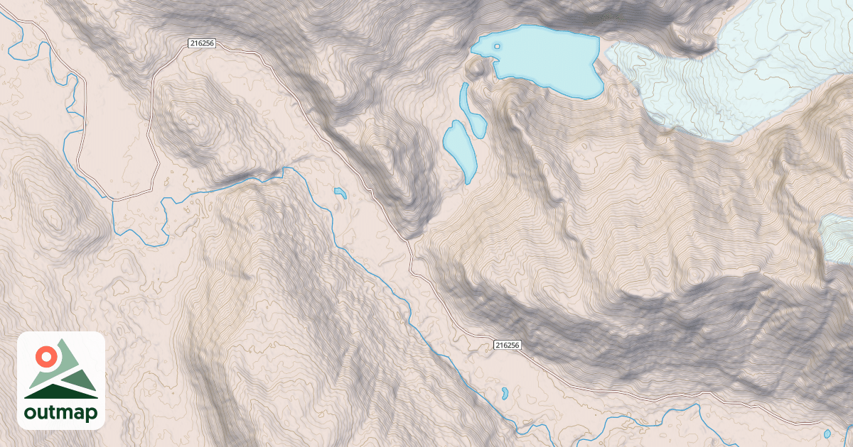 Map of MUDDY RIVER
