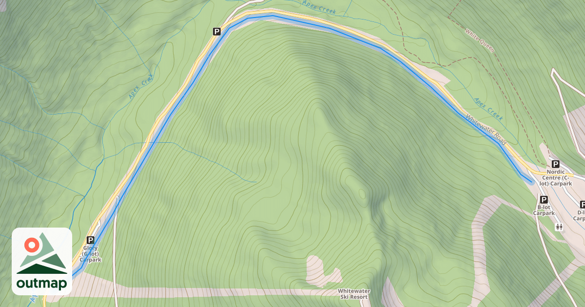 Map of Backside Ski Out