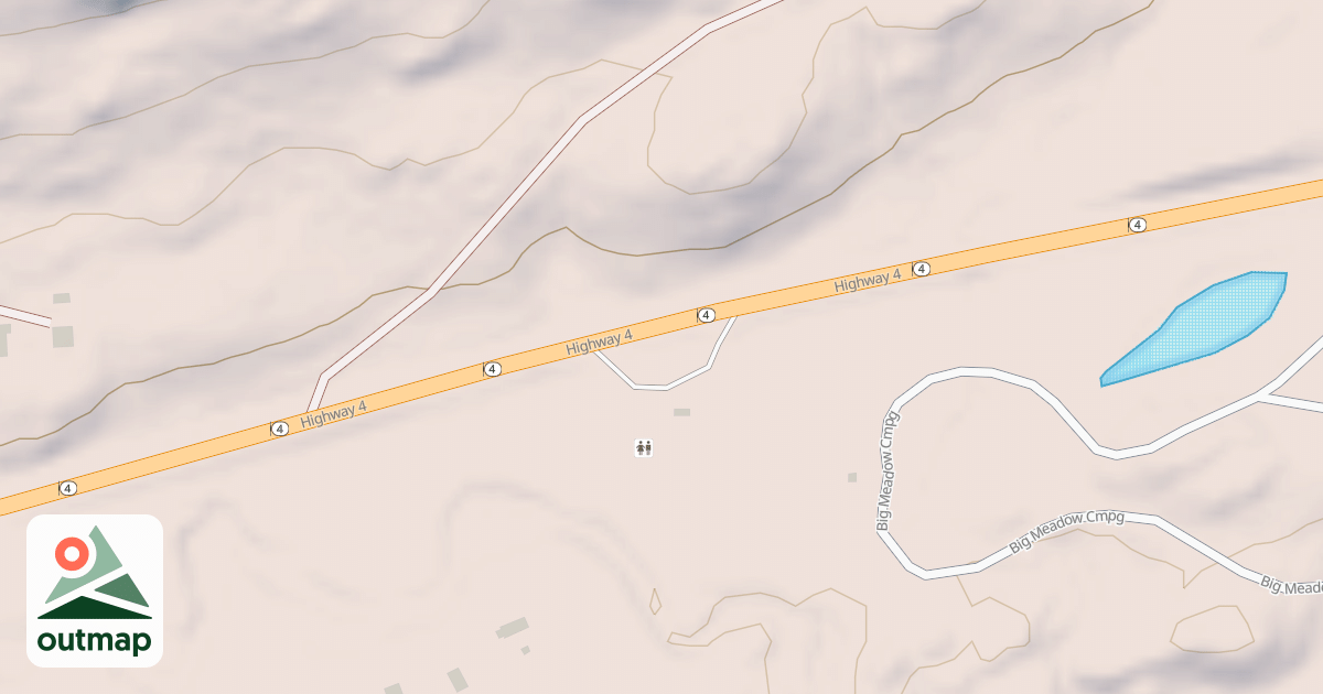 Map of BIG MEADOW CG LOOP