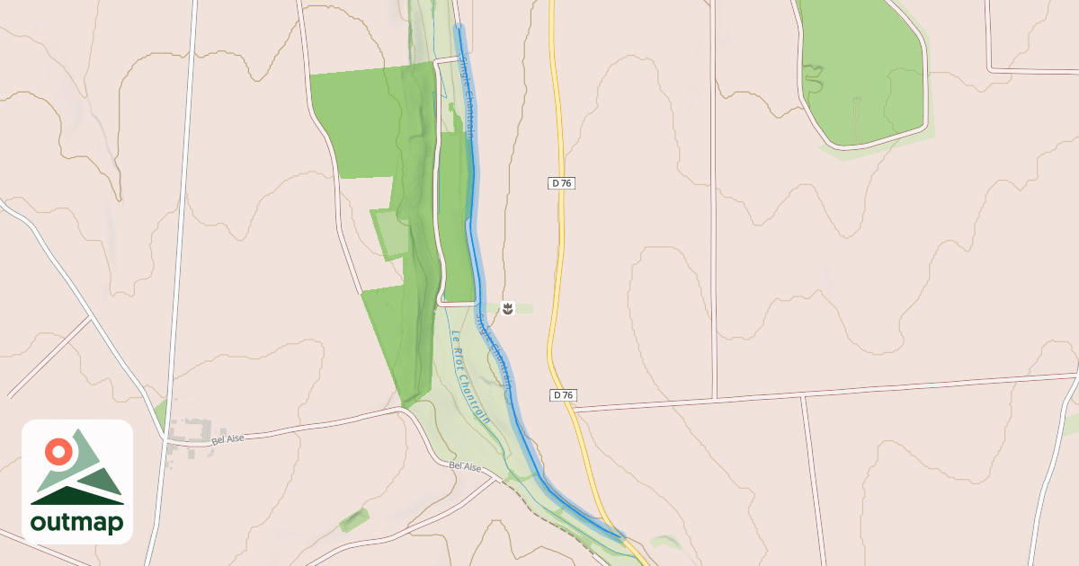 Map of Single Chantrain