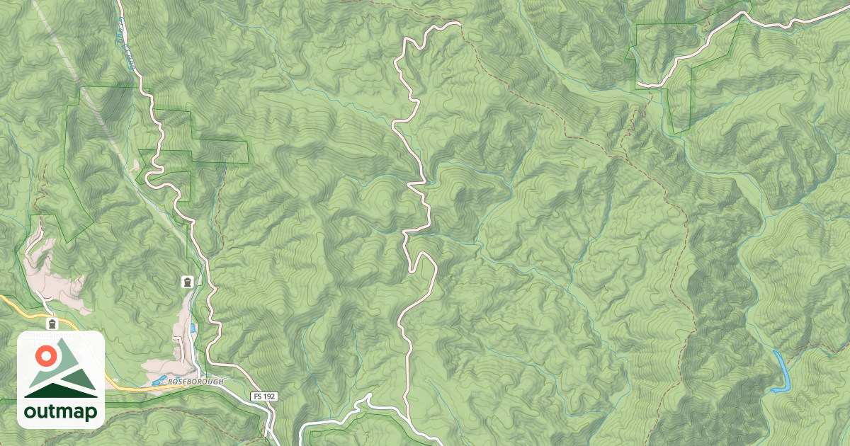 Map of MARKS MOUNTAIN
