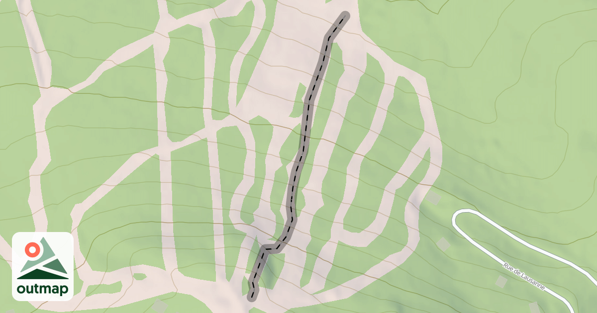 Map of 4. Slalom Géant