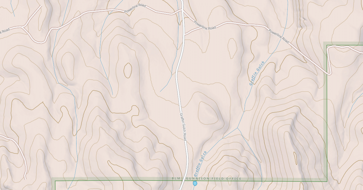 Map preview of BLM National GTLF Public Motorized Roads 6d732c08-8830-49f7-b0cd-0fd8979e221f