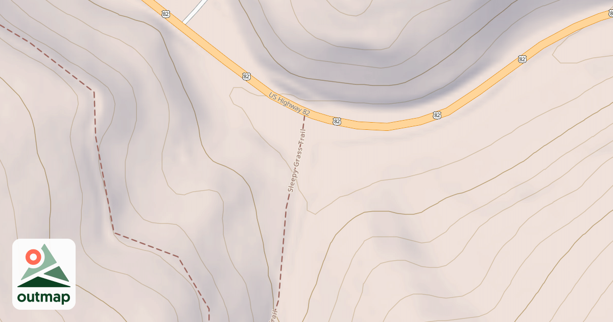 Map of SLEEPY GRASS