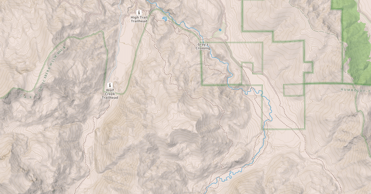 Map preview of High Trail