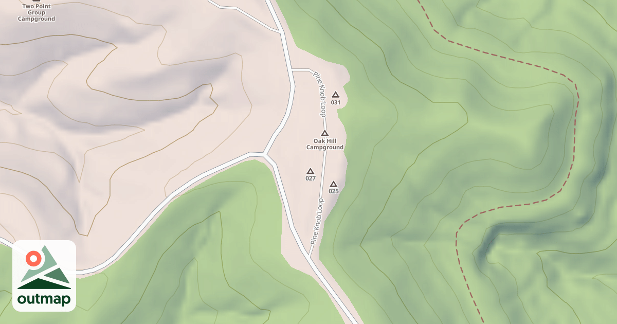 Map of IR PINE KNOB