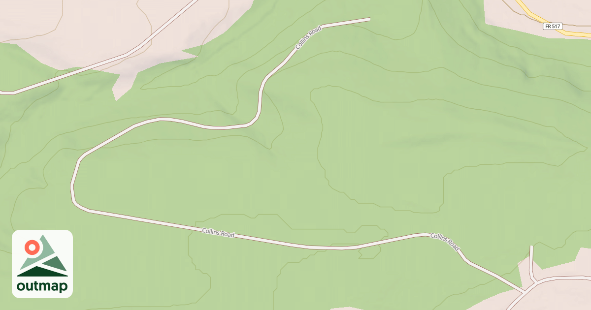 Map of COLLINS ROAD