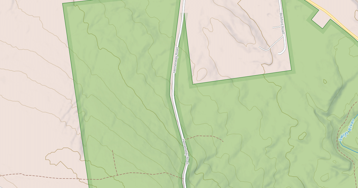 Map preview of Hemenway Rd