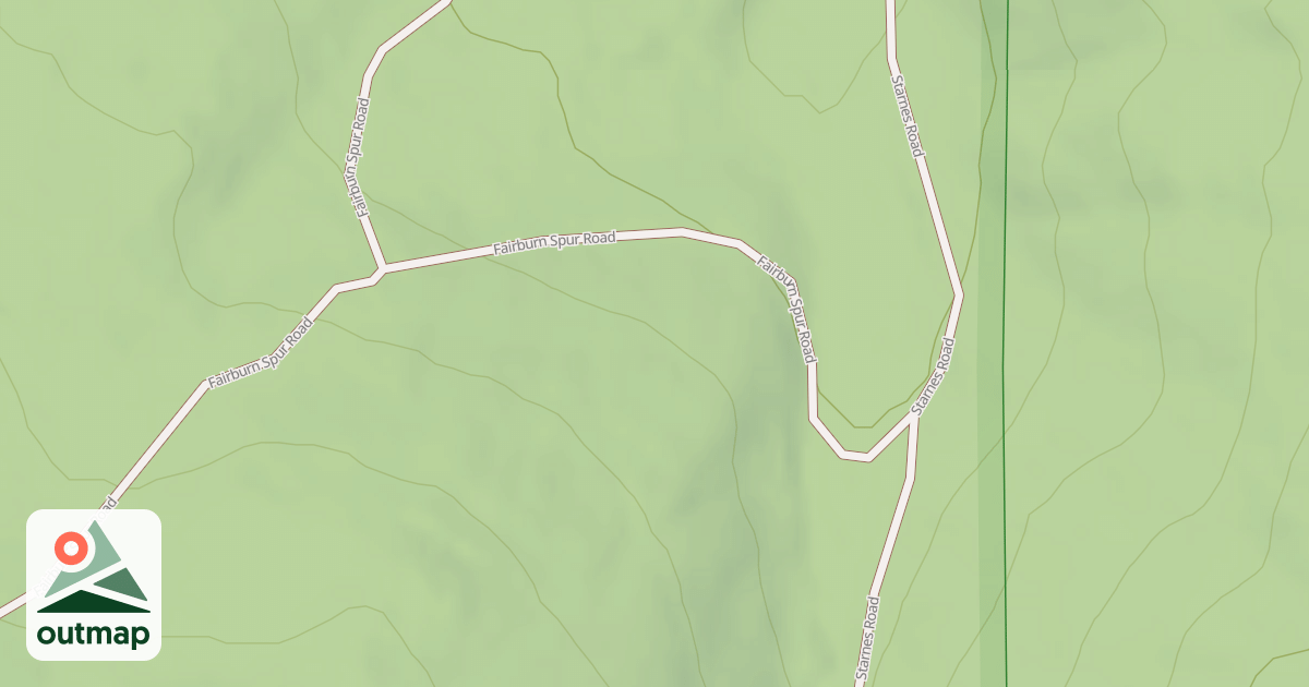 Map of FAIRBURN SPUR