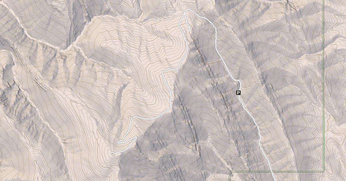 Map preview of HOWE PEAK